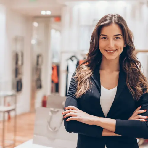 Calm retail store ambience